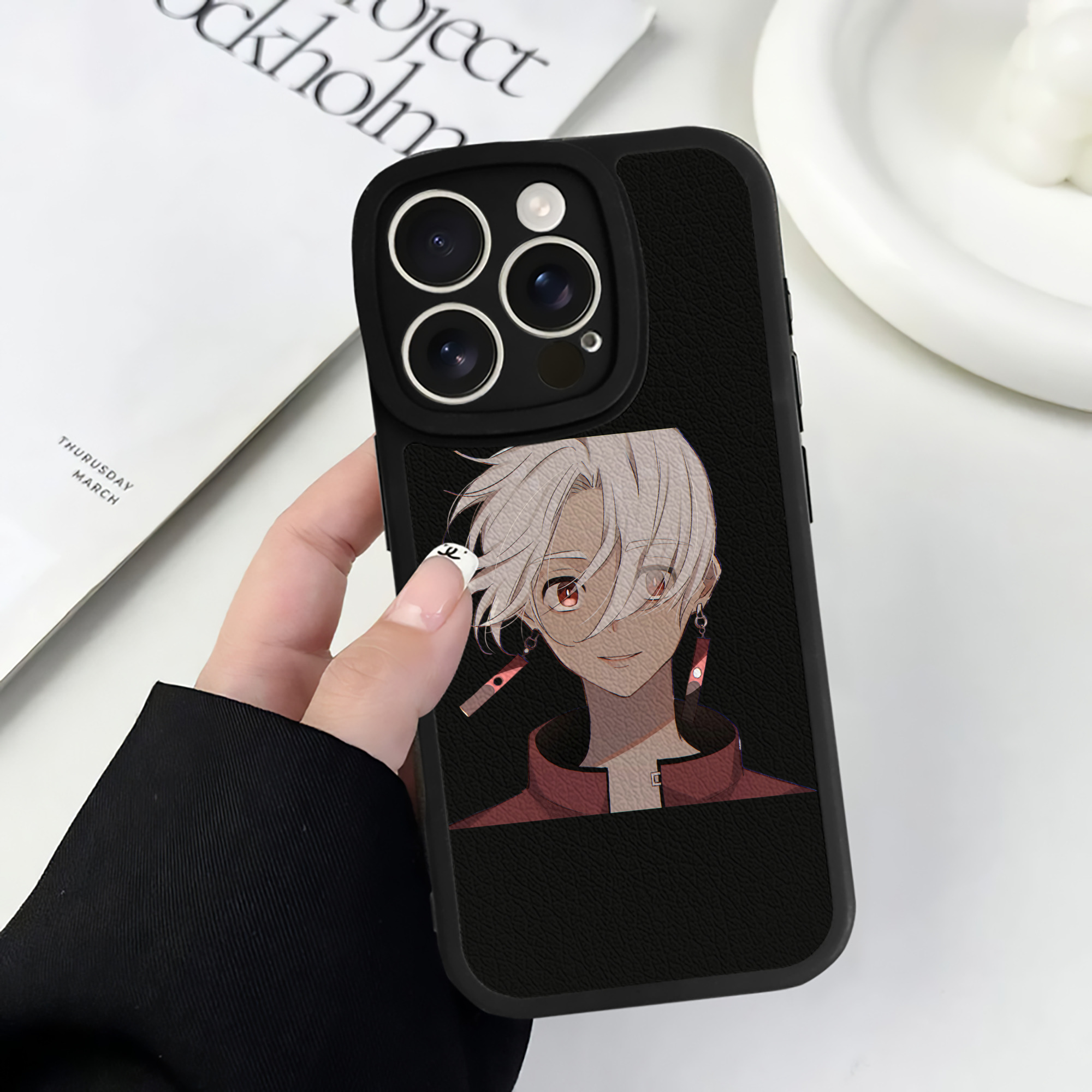 （画像用） 東京リベンジャーズ Tokyo Revengers 【iPhone 16シリーズ対応】シリコンスマホケース（レザー調） 材質：シリコン